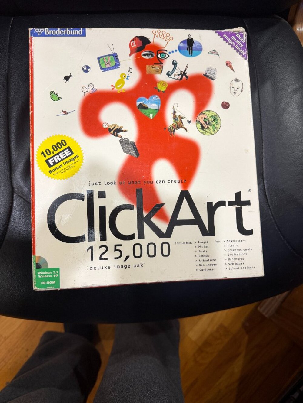 ClickArt 125,000 Deluxe Image Pak by Broderbund-1997